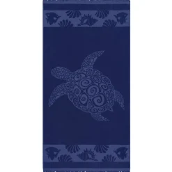 Drap plage velours jacquard uni