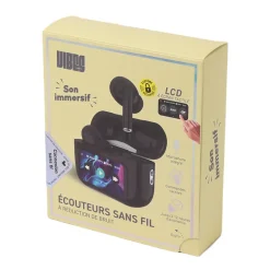 Ecouteurs avec boitiers lcd