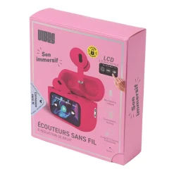 Ecouteurs avec boitiers lcd