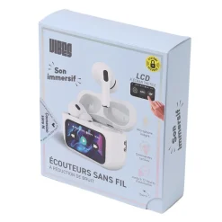 Ecouteurs avec boitiers lcd