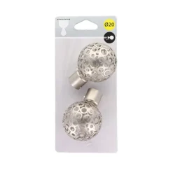 Embout boule perforee d20 x2 - a