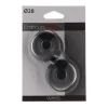 Embout boule x 2 d28 - noir mat