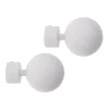Embout gaia d28 x2 - blanc mat