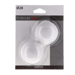 Embout galaxie x 2 d28 - blanc