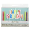 Ensemble de bougies happy birth