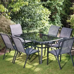 Ensemble repas de jardin 6places