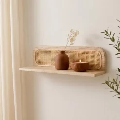Etagere cannage