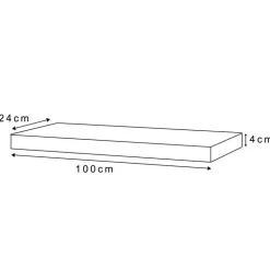 Etagere 100 cm blanc