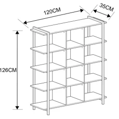 Etagere 12 compartiments
