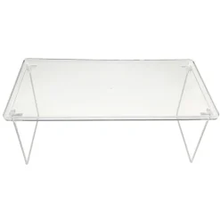 Etagere placard plast transp pli