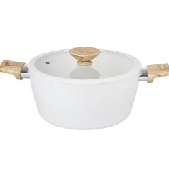 Faitout creme strie d24cm