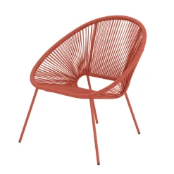 Fauteuil carmen terracotta