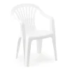 Fauteuil monobloc blanc