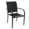 Fauteuil textilene pacha noir