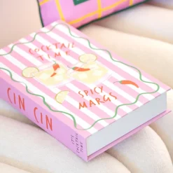 Faux livre boite cocktail