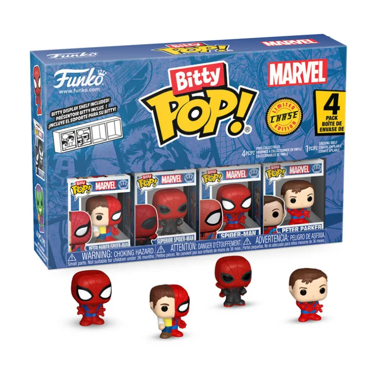 Figurine bitty pop x4 spiderman