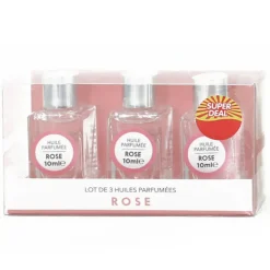 Flacon huile parfumee 10ml x3