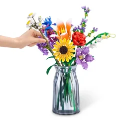 Fleur sur tige a construire 243p