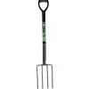 Fourche metal poignee plastique