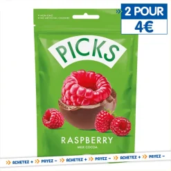Framboise enrobee chocolat lait
