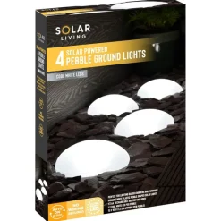 Galets solaire x4 blanc