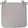 Galette de chaise 38x38cm gris c