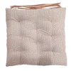 Galette de chaise 40x40cm rose
