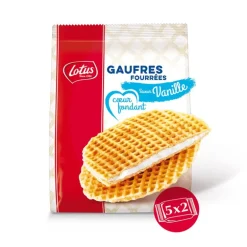 Gaufres fourrees vanille 310g
