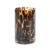 Gobelet ambre tachetees marron