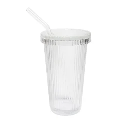 Gobelet en verre strie 370ml