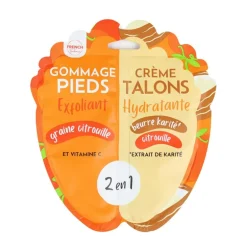 Gommage/creme hydratante pieds