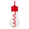 Gourde ampoule avec paille