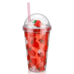 Gourde fruit et avec paille