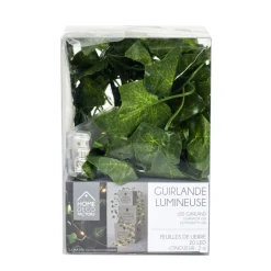 Guirlande led lierre artificiel