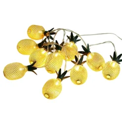 Guirlande solaire metal ananas