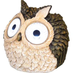 Hibou gros yeux solaire