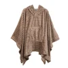 Hoody capuche embosse mokka