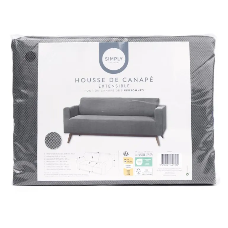 Housse de canape nid d'abeille 3