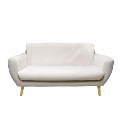 Housse de canape sherpa 2p beige