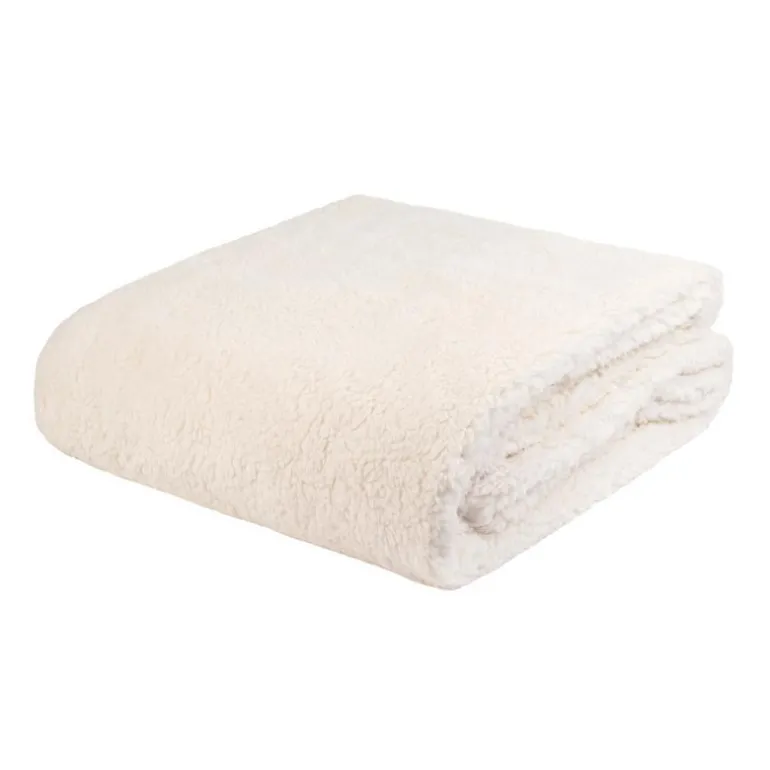 Housse de canape sherpa 2p beige