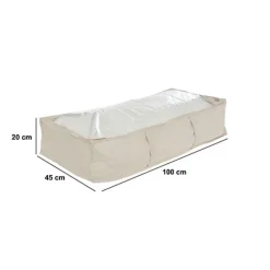 Housse de rangement sous lit bge