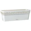 Jardiniere gaia 50cm blanc