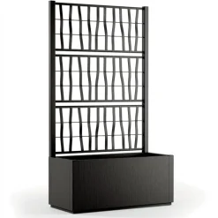 Jardiniere treillis 80x36x140cm