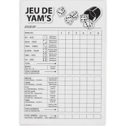 Jeu du yams geant