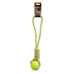 Jouet chien balle avec corde