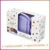 Kit repas 3 pieces violet