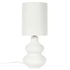 Lampe ceramique creme