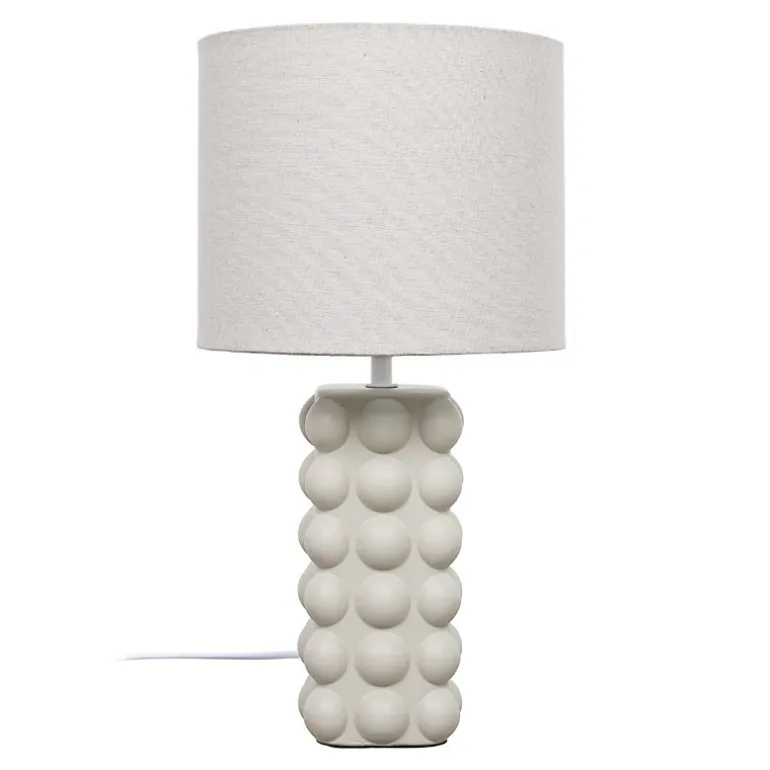 Lampe ceramique taupe