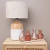 Lampe effet bois