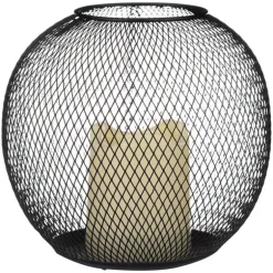 Lampe metal solaire effet bougie